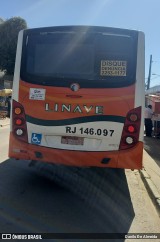 Linave Transportes RJ 146.097 na cidade de Nova Iguaçu, Rio de Janeiro, Brasil, por Danilo De Almeida. Número da foto: #:id.