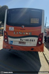 Linave Transportes RJ 146.097 na cidade de Nova Iguaçu, Rio de Janeiro, Brasil, por Danilo De Almeida. ID da foto: :id.