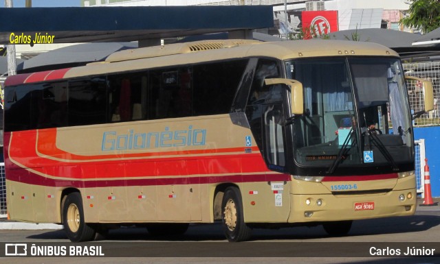 Auto Viação Goianésia 155003-6 na cidade de Goiânia, Goiás, Brasil, por Carlos Júnior. Número da foto: #10054853.