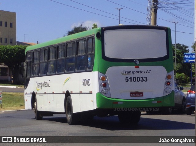 Transportes AC 510033 na cidade de Novo Gama, Goiás, Brasil, por João Gonçalves. ID da foto: 10053704.