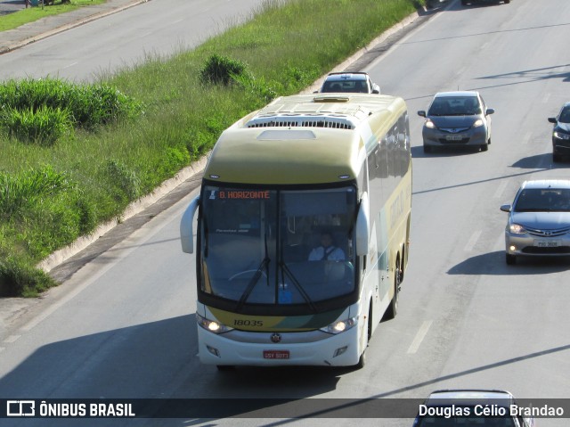 Empresa Gontijo de Transportes 18035 na cidade de Belo Horizonte, Minas Gerais, Brasil, por Douglas Célio Brandao. ID da foto: 10052699.