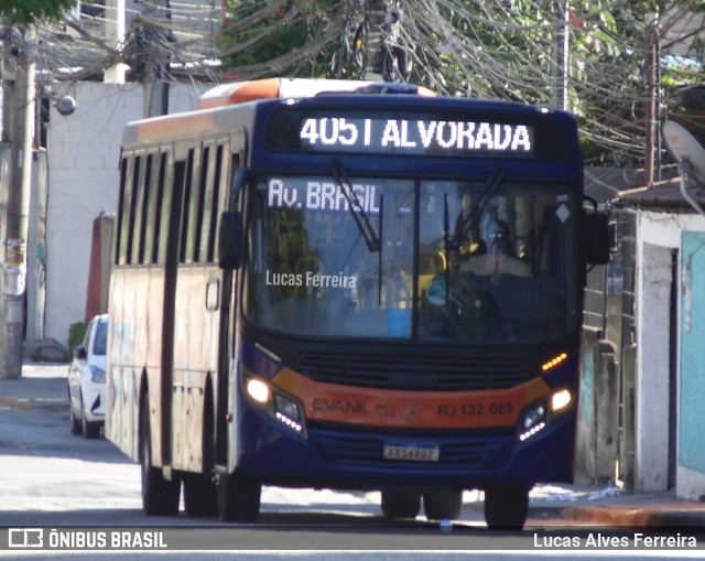 Evanil Transportes e Turismo RJ 132.089 na cidade de Nova Iguaçu, Rio de Janeiro, Brasil, por Lucas Alves Ferreira. ID da foto: 10054878.