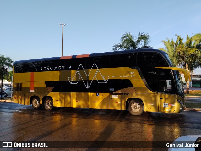 Viação Motta 20001 na cidade de Campo Grande, Mato Grosso do Sul, Brasil, por Genival Júnior. Número da foto: #10052901.