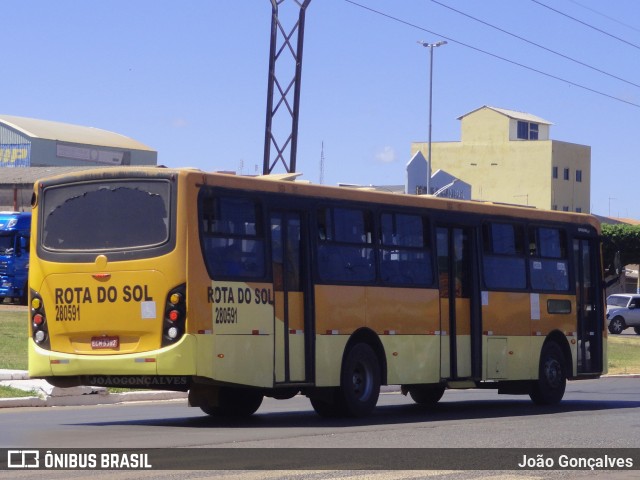 Rota do Sol Turismo 280591 na cidade de Novo Gama, Goiás, Brasil, por João Gonçalves. ID da foto: 10053162.