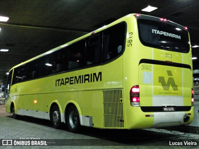 Viação Itapemirim 5813 na cidade de Belo Horizonte, Minas Gerais, Brasil, por Lucas Vieira. ID da foto: 10052710.