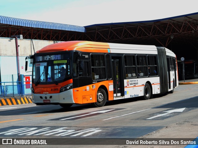 Viação Gato Preto 8 2415 na cidade de São Paulo, São Paulo, Brasil, por David Roberto Silva Dos Santos. ID da foto: 10108472.