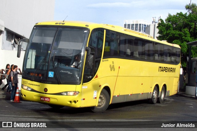 Viação Itapemirim 5023 na cidade de Rio de Janeiro, Rio de Janeiro, Brasil, por Junior Almeida. ID da foto: 10107911.