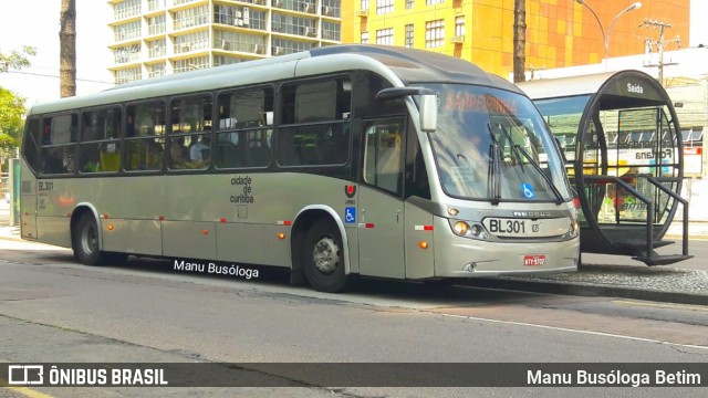 Transporte Coletivo Glória BL301 na cidade de Curitiba, Paraná, Brasil, por Manu Busóloga Betim. Número da foto: #10107766.
