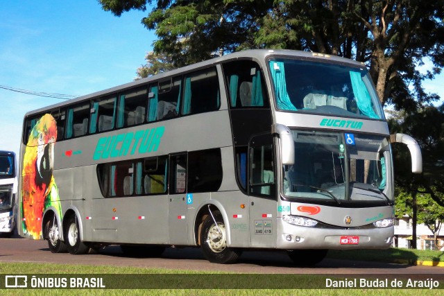 Eucatur - Empresa União Cascavel de Transportes e Turismo 4550 na cidade de Cascavel, Paraná, Brasil, por Daniel Budal de Araújo. ID da foto: 10108014.