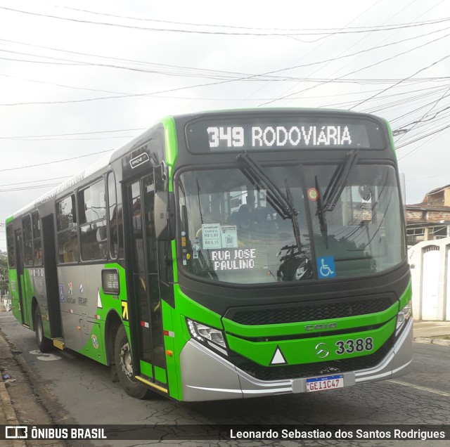 VB Transportes e Turismo 3388 na cidade de Campinas, São Paulo, Brasil, por Leonardo Sebastiao dos Santos Rodrigues. ID da foto: 10106923.