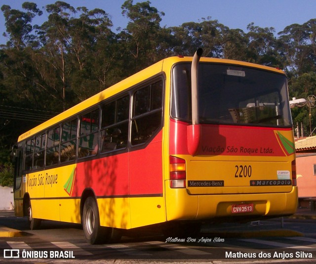 Viação São Roque 2200 na cidade de São Roque, São Paulo, Brasil, por Matheus dos Anjos Silva. ID da foto: 10106565.