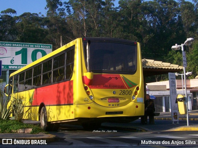 Viação São Roque 2800 na cidade de São Roque, São Paulo, Brasil, por Matheus dos Anjos Silva. ID da foto: 10106563.