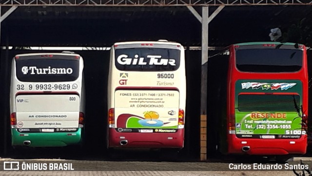 Giltur - Gilsontur Transporte e Turismo 95000 na cidade de São João del Rei, Minas Gerais, Brasil, por Carlos Eduardo Santos. Número da foto: #10106009.