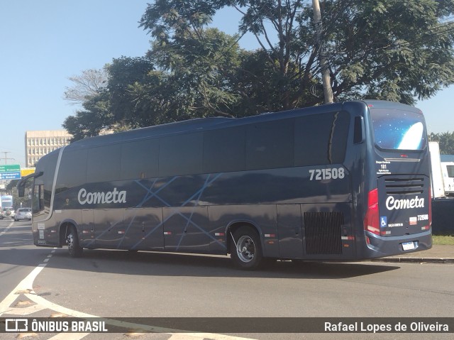 Viação Cometa 721508 na cidade de São Paulo, São Paulo, Brasil, por Rafael Lopes de Oliveira. Número da foto: #10107944.