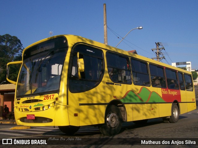 Viação São Roque 2617 na cidade de São Roque, São Paulo, Brasil, por Matheus dos Anjos Silva. ID da foto: 10106561.