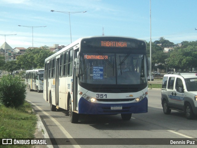 Litorânea Transportes 351 na cidade de Natal, Rio Grande do Norte, Brasil, por Dennis Paz. ID da foto: 10111061.