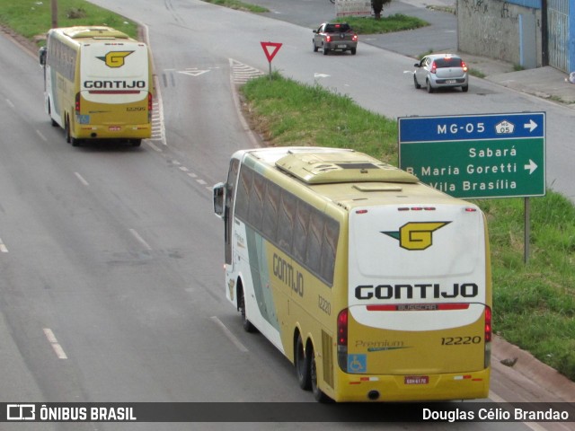 Empresa Gontijo de Transportes 12220 na cidade de Belo Horizonte, Minas Gerais, Brasil, por Douglas Célio Brandao. ID da foto: 10109277.