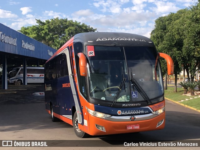 Expresso Adamantina 11060 na cidade de Tupã, São Paulo, Brasil, por Carlos Vinicius Estevão Menezes. Número da foto: #10109644.