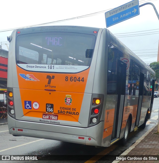 Alfa Rodo Bus 8 6044 na cidade de São Paulo, São Paulo, Brasil, por Diego Cardoso da Silva. ID da foto: 10110549.