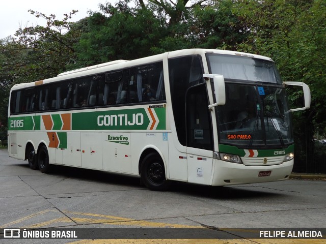 Empresa Gontijo de Transportes 21185 na cidade de São Paulo, São Paulo, Brasil, por FELIPE ALMEIDA. ID da foto: 10109863.