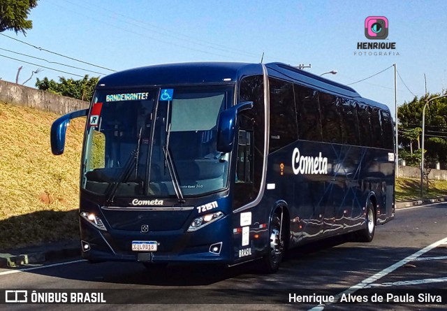 Viação Cometa 721511 na cidade de Campinas, São Paulo, Brasil, por Henrique Alves de Paula Silva. ID da foto: 10110212.