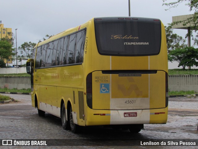 Viação Itapemirim 45601 na cidade de Caruaru, Pernambuco, Brasil, por Lenilson da Silva Pessoa. ID da foto: 10108928.