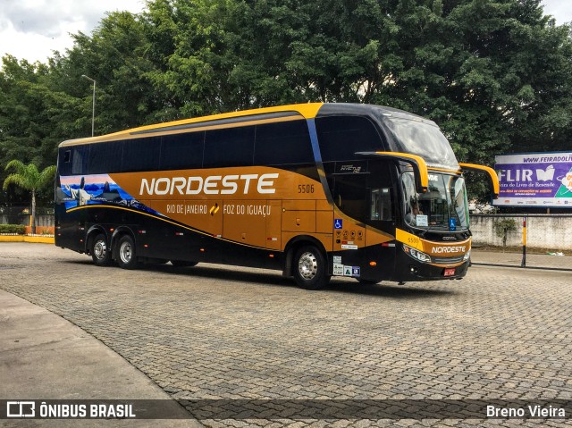 Expresso Nordeste 5506 na cidade de Queluz, São Paulo, Brasil, por Breno Vieira. Número da foto: #10110142.