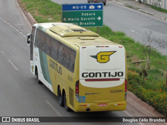 Empresa Gontijo de Transportes 12295 na cidade de Belo Horizonte, Minas Gerais, Brasil, por Douglas Célio Brandao. ID da foto: 10109257.