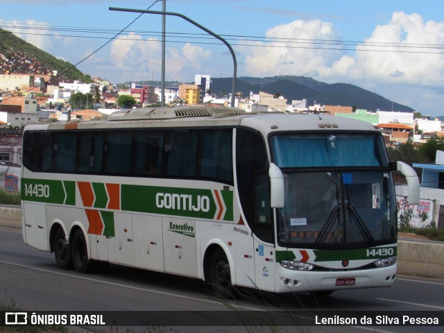 Empresa Gontijo de Transportes 14430 na cidade de Caruaru, Pernambuco, Brasil, por Lenilson da Silva Pessoa. ID da foto: 10109079.