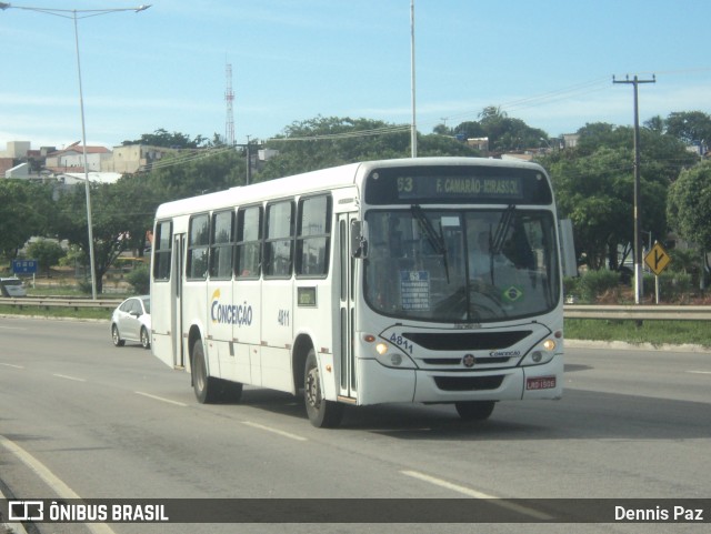 Empresa de Transportes Nossa Senhora da Conceição 4811 na cidade de Natal, Rio Grande do Norte, Brasil, por Dennis Paz. ID da foto: 10111037.