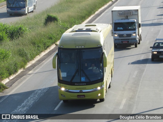 Viação Itapemirim 60087 na cidade de Belo Horizonte, Minas Gerais, Brasil, por Douglas Célio Brandao. ID da foto: 10110792.