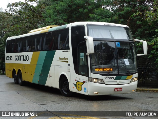 Empresa Gontijo de Transportes 12895 na cidade de São Paulo, São Paulo, Brasil, por FELIPE ALMEIDA. ID da foto: 10109710.