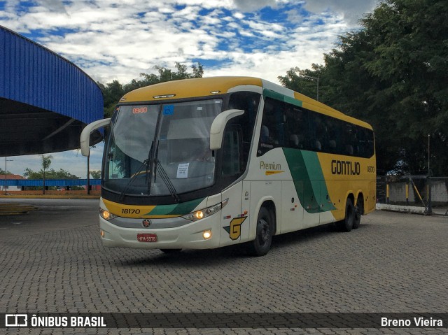 Empresa Gontijo de Transportes 18170 na cidade de Queluz, São Paulo, Brasil, por Breno Vieira. ID da foto: 10110112.