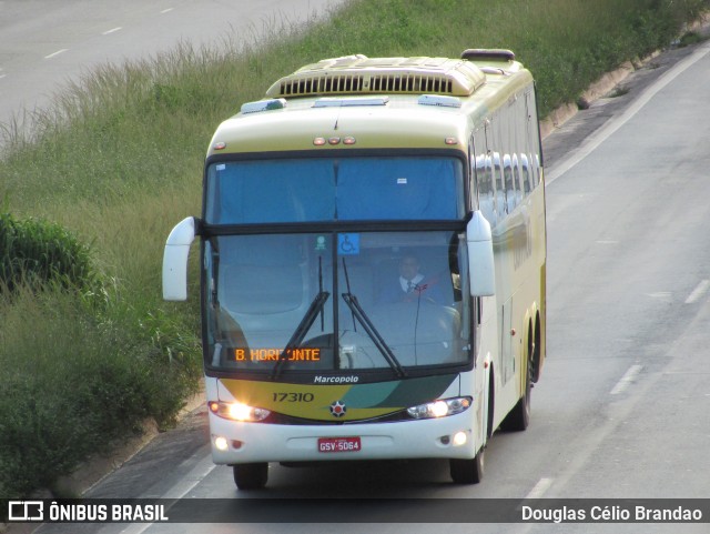 Empresa Gontijo de Transportes 17310 na cidade de Belo Horizonte, Minas Gerais, Brasil, por Douglas Célio Brandao. ID da foto: 10110755.