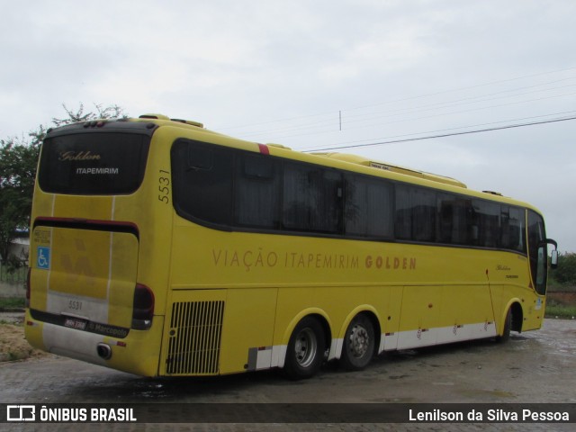 Viação Itapemirim 5531 na cidade de Caruaru, Pernambuco, Brasil, por Lenilson da Silva Pessoa. ID da foto: 10108925.