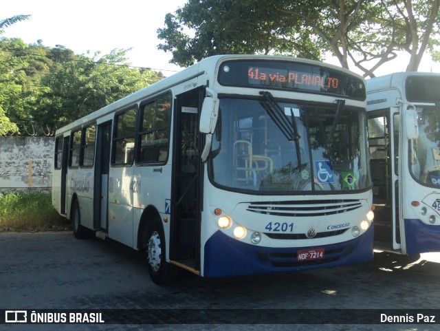 Empresa de Transportes Nossa Senhora da Conceição 4201 na cidade de Natal, Rio Grande do Norte, Brasil, por Dennis Paz. ID da foto: 10111095.