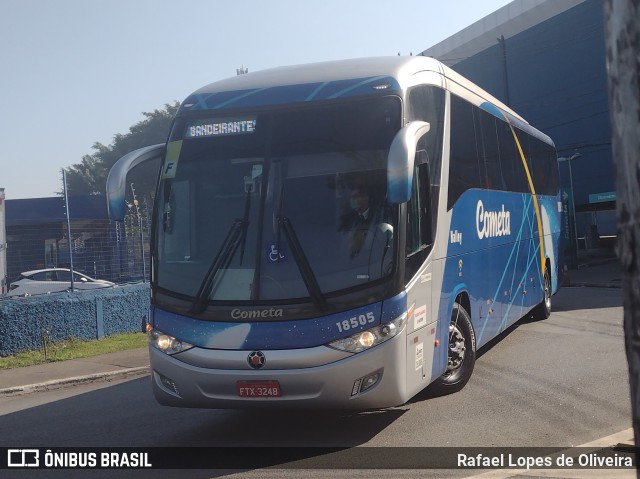 Viação Cometa 18505 na cidade de São Paulo, São Paulo, Brasil, por Rafael Lopes de Oliveira. Número da foto: #10113539.