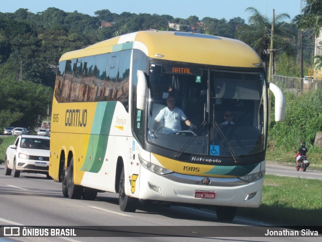 Empresa Gontijo de Transportes 19115 na cidade de Recife, Pernambuco, Brasil, por Jonathan Silva. ID da foto: 10111915.