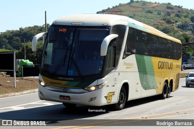 Empresa Gontijo de Transportes 18890 na cidade de Sapucaia, Rio de Janeiro, Brasil, por Rodrigo Barraza. Número da foto: #10113035.