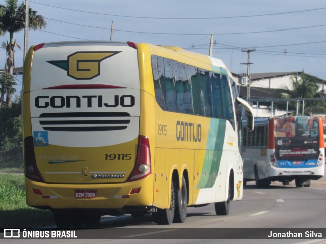 Empresa Gontijo de Transportes 19115 na cidade de Recife, Pernambuco, Brasil, por Jonathan Silva. ID da foto: 10111914.