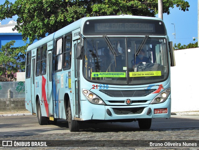 Aliança Transportes Urbanos 21230 na cidade de Fortaleza, Ceará, Brasil, por Bruno Oliveira Nunes. ID da foto: 10114096.