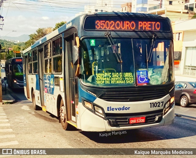 São Dimas Transportes 11027 na cidade de Belo Horizonte, Minas Gerais, Brasil, por Kaique Marquês Medeiros . Número da foto: #10111603.