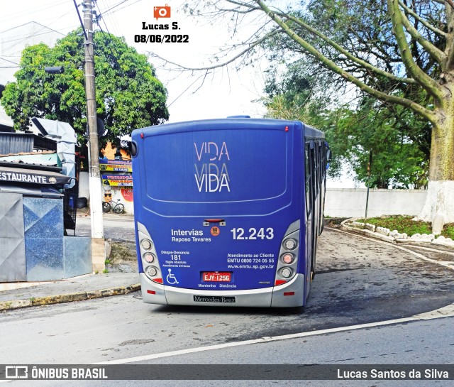 Auto Viação Bragança Metropolitana > Viação Raposo Tavares 12.243 na cidade de Embu-Guaçu, São Paulo, Brasil, por Lucas Santos da Silva. Número da foto: #10112732.