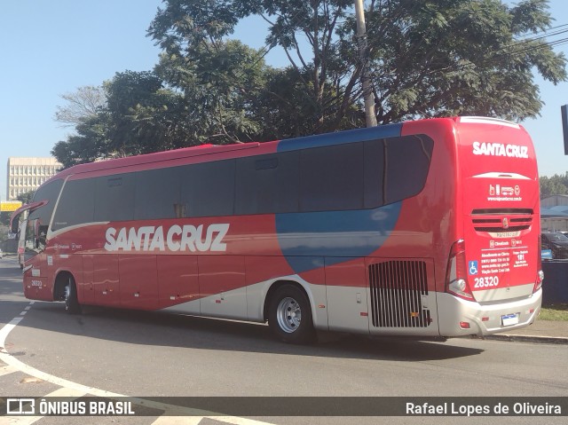 Viação Santa Cruz 28320 na cidade de São Paulo, São Paulo, Brasil, por Rafael Lopes de Oliveira. Número da foto: #10113483.