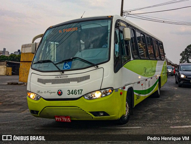 Rio Negro Fretamento e Turismo 34617 na cidade de Belo Horizonte, Minas Gerais, Brasil, por Pedro Henrique VM. Número da foto: #10111698.
