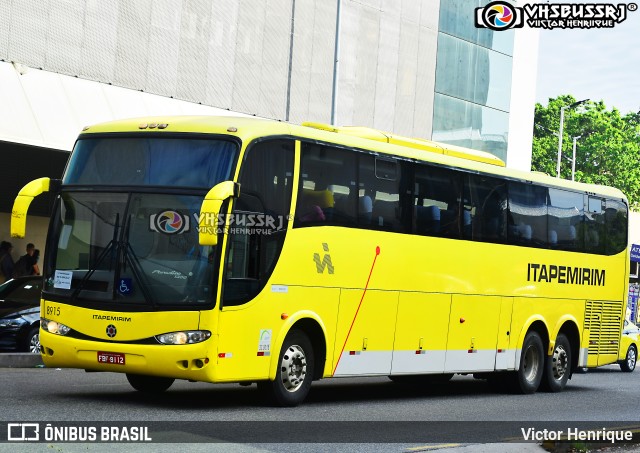 Viação Itapemirim 8915 na cidade de Rio de Janeiro, Rio de Janeiro, Brasil, por Victor Henrique. ID da foto: 10114526.