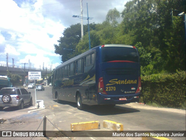 Empresas de Transportes Santana e São Paulo 2370 na cidade de Salvador, Bahia, Brasil, por Mario dos Santos Nogueira Junior. ID da foto: 10111435.