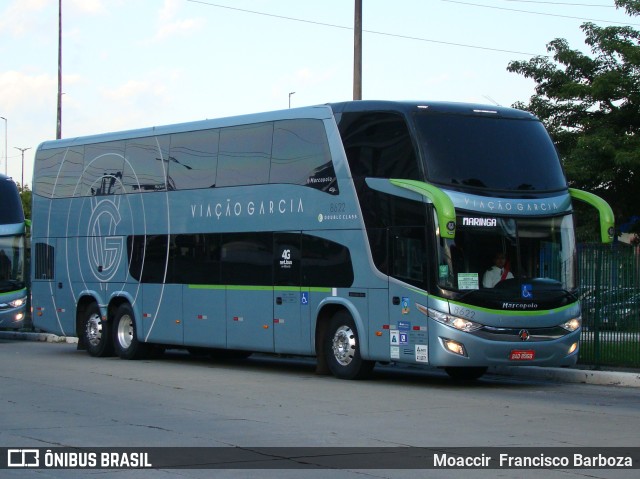 Viação Garcia 8622 na cidade de São Paulo, São Paulo, Brasil, por Moaccir  Francisco Barboza. ID da foto: 10112912.