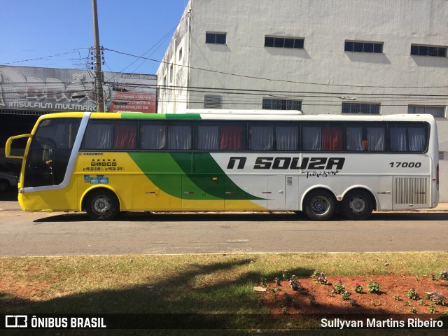 N Souza Transportes e Turismo 17000 na cidade de Anápolis, Goiás, Brasil, por Sullyvan Martins Ribeiro. ID da foto: 10114065.