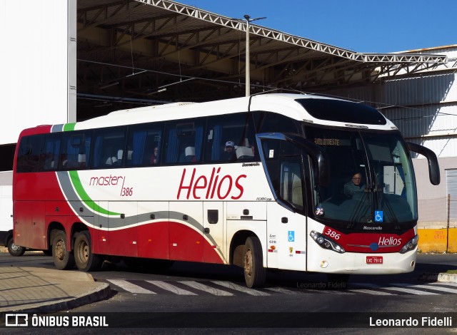 Helios Coletivos e Cargas 386 na cidade de Goiânia, Goiás, Brasil, por Leonardo Fidelli. ID da foto: 10112769.